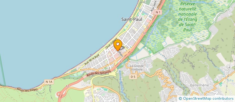 localisation de l'entreprise AMICALE NANINAROLI à SAINT-PAUL