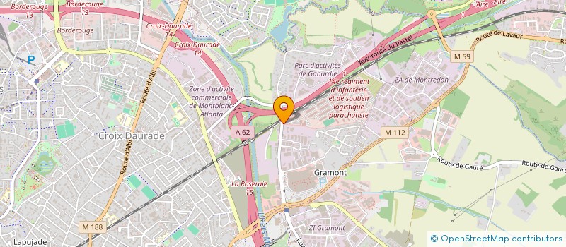localisation de l'entreprise AMICALE NATIONALE DU GRAND 14 à TOULOUSE