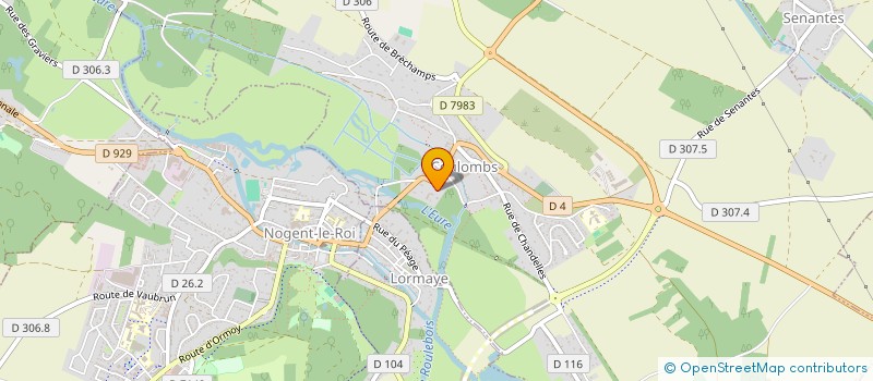 localisation de l'entreprise AMICALE NOGENTAISE EMPLOYES COMMUNAUX à NOGENT-LE-ROI