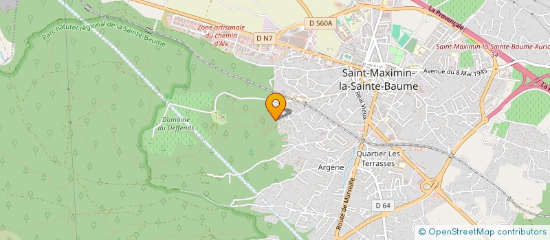 localisation de l'entreprise AMICALE NORD SUD à SAINT-MAXIMIN-LA-SAINTE-BAUME