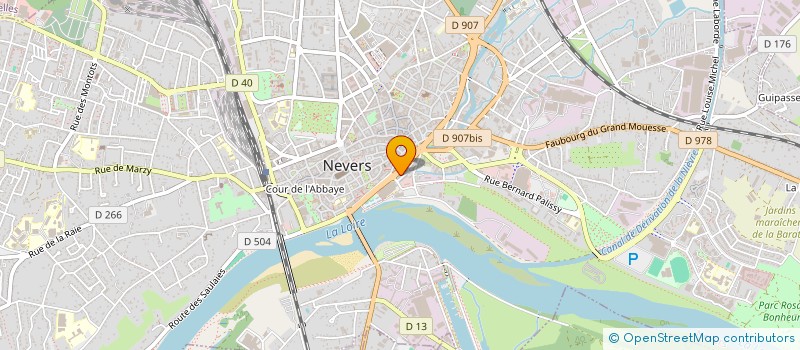 localisation de l'entreprise AMICALE OMNISPORT NIVERNAISE à NEVERS