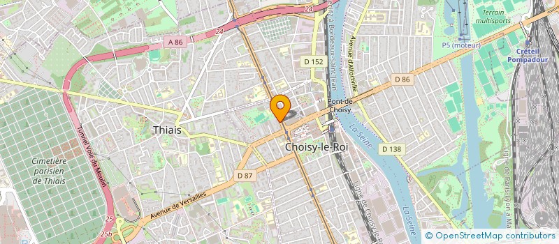 localisation de l'entreprise AMICALE ORL VAL DE MARNE à CHOISY-LE-ROI