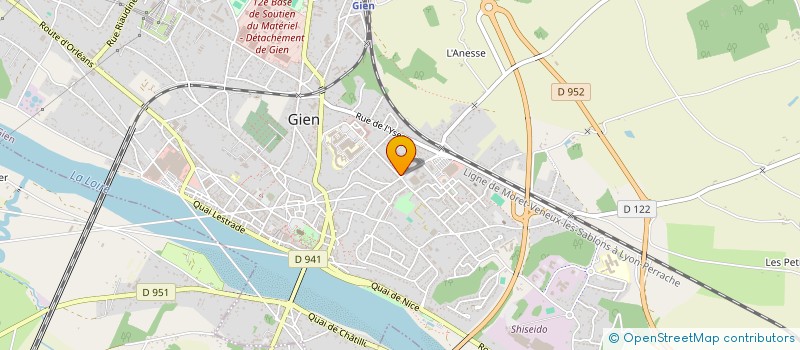 localisation de l'entreprise AMICALE ORNITHOLOGIQUE GIENNOISE à GIEN