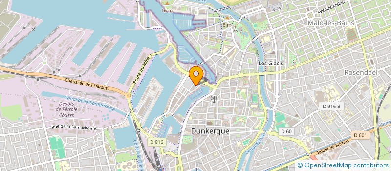 localisation de l'entreprise AMICALE PARACHUTISTE DE DUNKERQUE ET DE LA FLANDRE MARITIME à DUNKERQUE