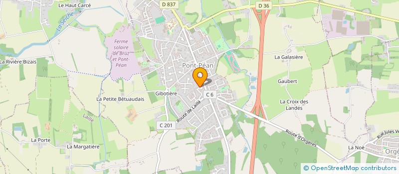 localisation de l'entreprise AMICALE PARENTS AMIS ECOLES PUBLIQUES  PONT-PEAN