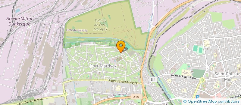 localisation de l'entreprise AMICALE PARENTS D'ELEVES ANATOLE FRANCE à DUNKERQUE