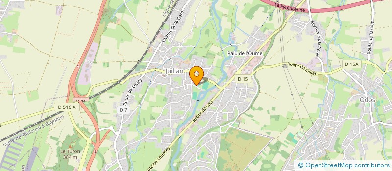 localisation de l'entreprise AMICALE PARENTS D'ELEVES LES PITCHOUNETS  JUILLAN