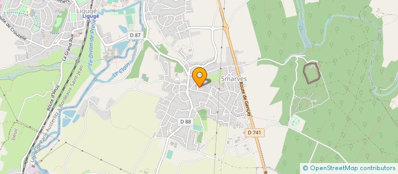 localisation de l'entreprise AMICALE PARENTS ELEVES à CROUTELLE