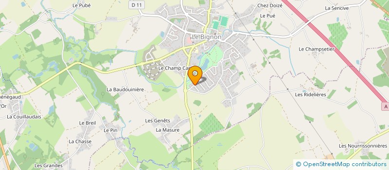 localisation de l'entreprise AMICALE PARENTS ELEVES  GENESTON