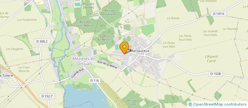 localisation de l'entreprise AMICALE PARENTS ELEVES AMIS ECOLE LAIQUE à MEZIERES-EN-DROUAIS