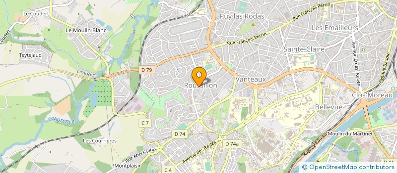localisation de l'entreprise AMICALE PARENTS ELEVES ECOLES ANNEXES à LIMOGES