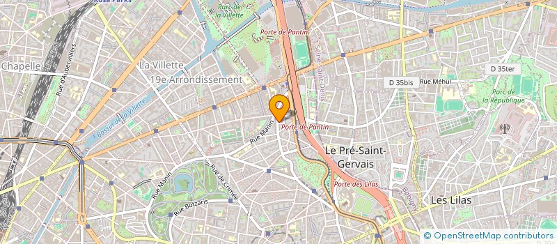 localisation de l'entreprise AMICALE PARIS POUR LES ECHANGES INTERGENERATIONNELS ET INTERCULTURELS  PARIS