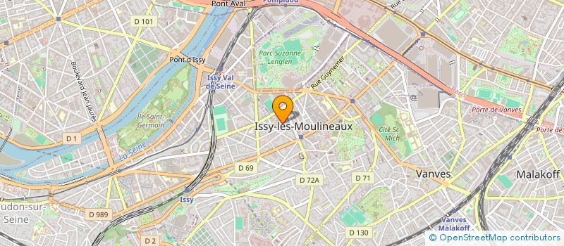 localisation de l'entreprise AMICALE PARTISANS FRANC SLOVAQUIE 44 45 à ISSY-LES-MOULINEAUX