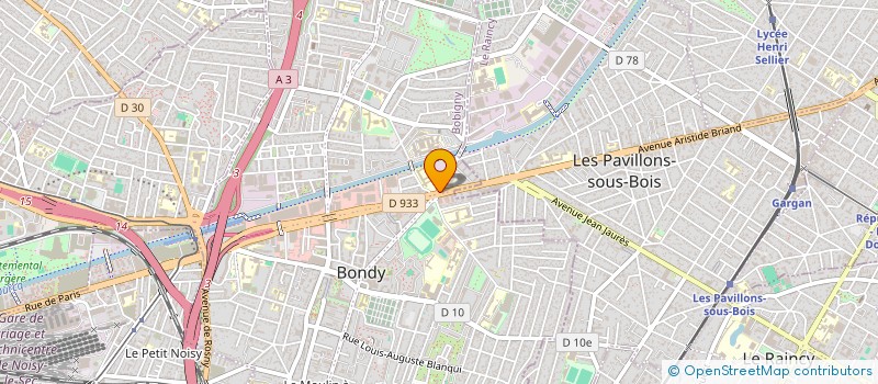 localisation de l'entreprise AMICALE PASTEUR  BONDY