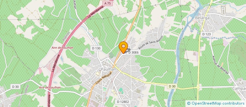 localisation de l'entreprise AMICALE PAULHANAISE AUTOUR DE STEFANIK  PAULHAN