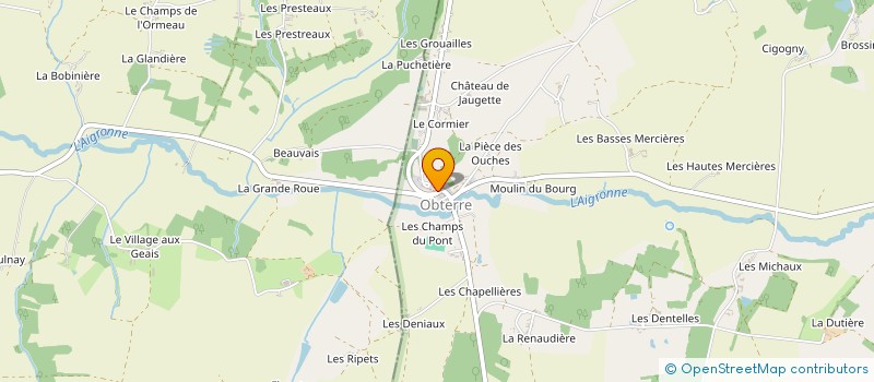 localisation de l'entreprise AMICALE PECHE TERRES BLANCHES à OBTERRE