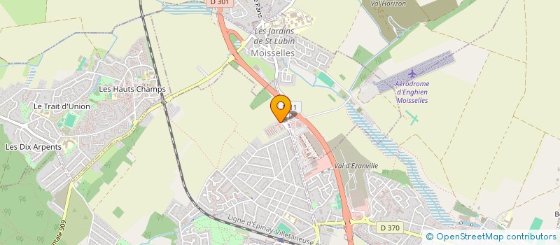 localisation de l'entreprise AMICALE PELOTON DE SURVEILLANCE ET D'INTERVENTION GENDARMERIE DE DOMONT  DOMONT