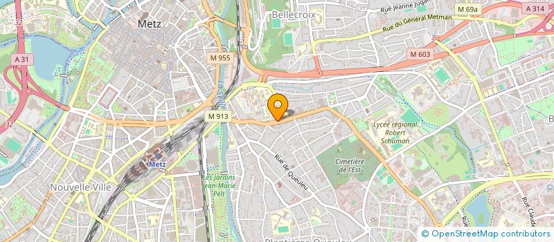 localisation de l'entreprise AMICALE PERSON CIVIL HOPITAL DES ARMEES  METZ