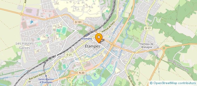 localisation de l'entreprise AMICALE PERSON HOPITAL ETAMPES  ETAMPES