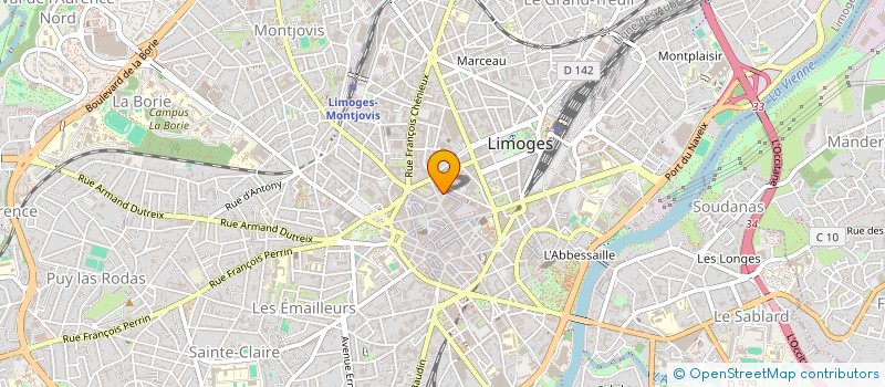 localisation de l'entreprise AMICALE PERSONN CONSEIL GENERAL PREFECTU à LIMOGES