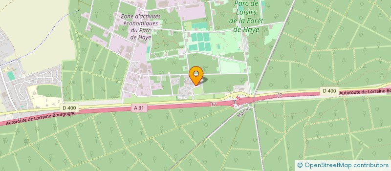 localisation de l'entreprise AMICALE PERSONN PARC LOISIRS FORET HAYE à BOIS-DE-HAYE