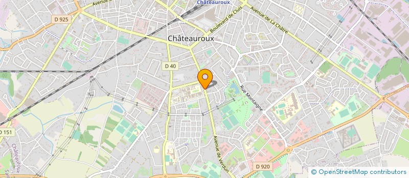 localisation de l'entreprise AMICALE PERSONNEL CENTRE HOSPITALIER à CHATEAUROUX