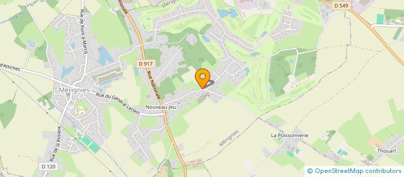 localisation de l'entreprise AMICALE PERSONNEL COLL PONT A MARCQ  PONT-A-MARCQ