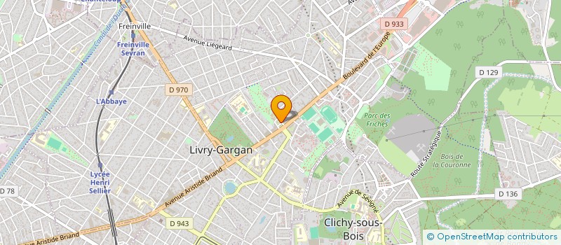 localisation de l'entreprise AMICALE PERSONNEL COM VIL LIVRY GARGAN  LIVRY-GARGAN