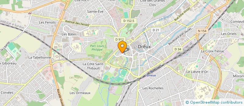 localisation de l'entreprise AMICALE PERSONNEL COMMISSARIAT DREUX à DREUX