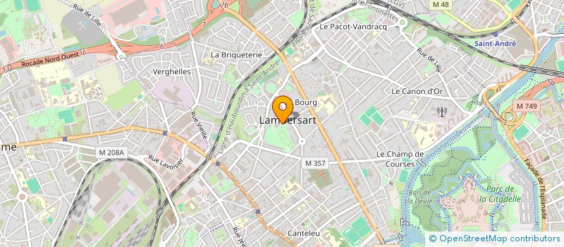 localisation de l'entreprise AMICALE PERSONNEL COMMUNAL à LAMBERSART