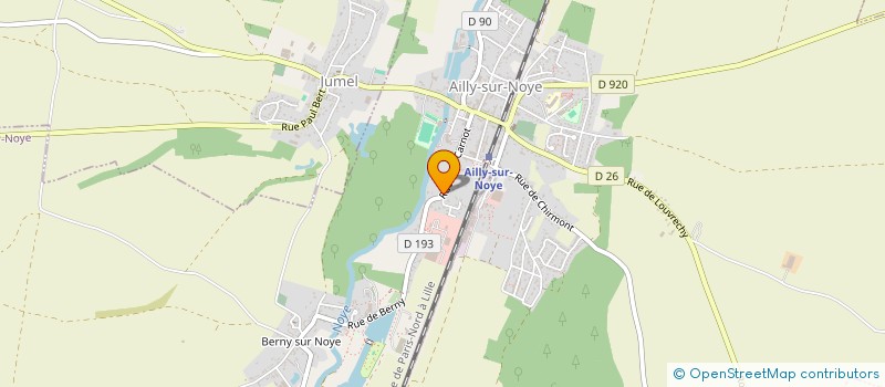 localisation de l'entreprise AMICALE PERSONNEL COMMUNAL AILLY SUR NOY  AILLY-SUR-NOYE