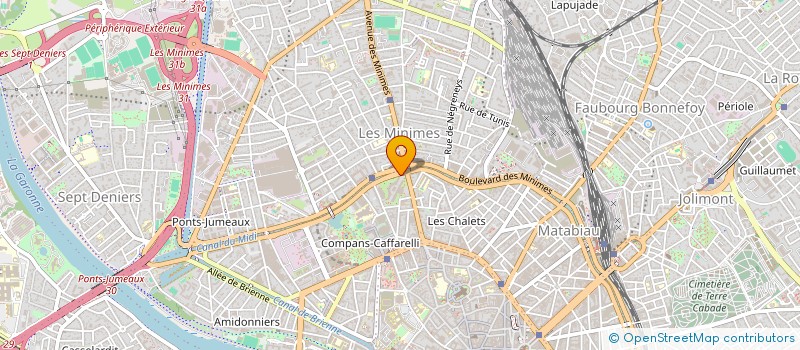 localisation de l'entreprise AMICALE PERSONNEL CONSEIL GENERAL HTE GARONNE à TOULOUSE