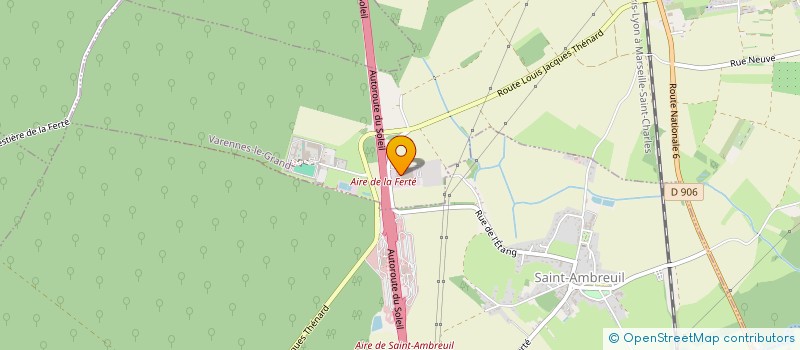 localisation de l'entreprise AMICALE PERSONNEL CTRE PENITENT VARENNES LE GRAND  VARENNES-LE-GRAND