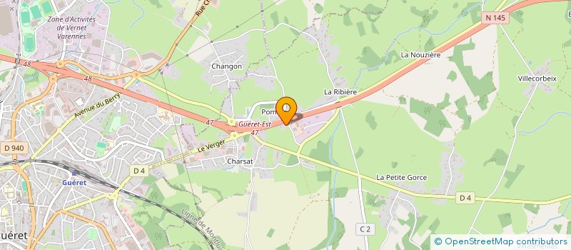 localisation de l'entreprise AMICALE PERSONNEL DDSIS à SAINTE-FEYRE