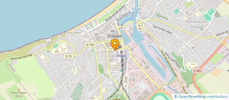 localisation de l'entreprise AMICALE PERSONNEL DE LA POLICE DE DIEPPE à DIEPPE
