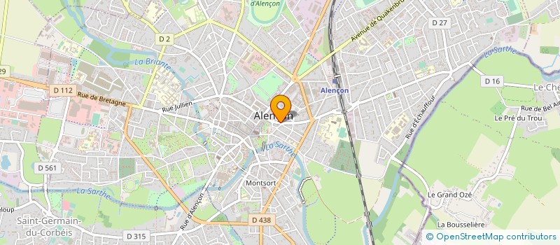 localisation de l'entreprise AMICALE PERSONNEL DIR TRAVAIL ORNE à ALENCON