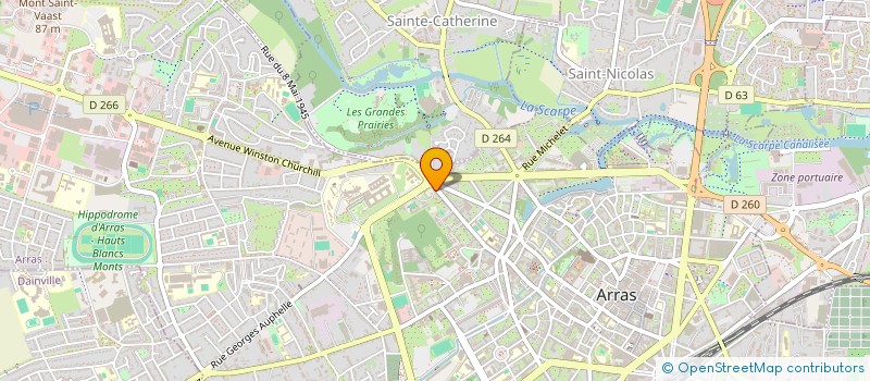 localisation de l'entreprise AMICALE PERSONNEL ET.DEPT ENFANCE & FAMI à ARRAS