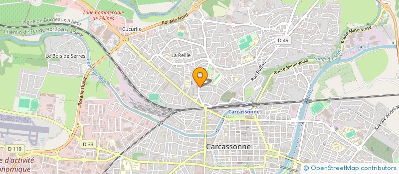 localisation de l'entreprise AMICALE PERSONNEL LYCEE PAUL SABATIER à CARCASSONNE