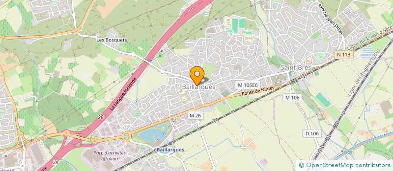 localisation de l'entreprise AMICALE PERSONNEL MAIRIE DE BAILLARGUES à BAILLARGUES