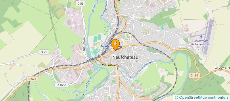 localisation de l'entreprise AMICALE PERSONNEL POSTES TELECOMMUNICAT  NEUFCHATEAU