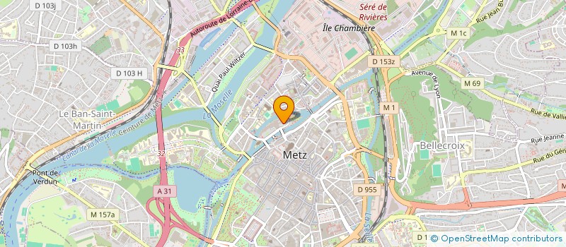 localisation de l'entreprise AMICALE PERSONNEL PREFECTURE SOUS-PREF. à METZ