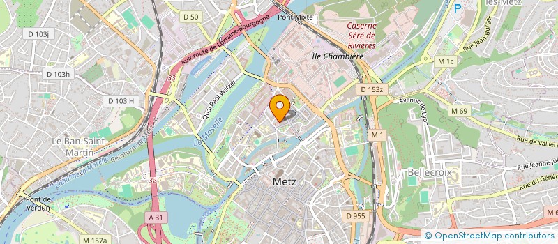 localisation de l'entreprise AMICALE PERSONNEL REGION LORRAINE à METZ