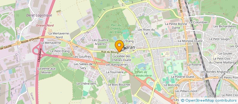 localisation de l'entreprise AMICALE PERSONNEL SERV MUNICIP à SARAN
