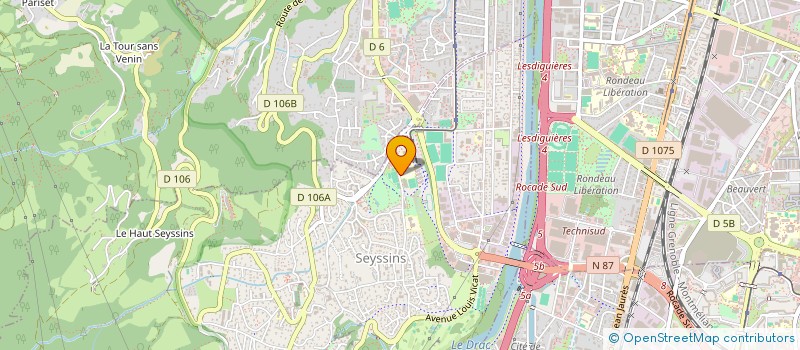 localisation de l'entreprise AMICALE PERSONNELS COLLEGE MARC SANGNIER à SEYSSINS