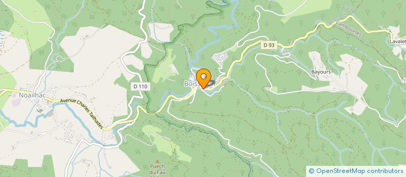 localisation de l'entreprise AMICALE PERSONNELS DE L'ADMINISTRATION PENITENTIAIRE  BOISSEZON