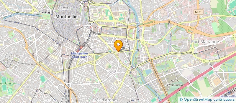 localisation de l'entreprise AMICALE PERSONNELS POLICE MONTPELLIER à MONTPELLIER