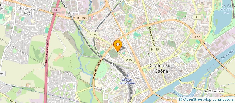 localisation de l'entreprise AMICALE PETANQUE BOUCICAUT à CHALON-SUR-SAONE