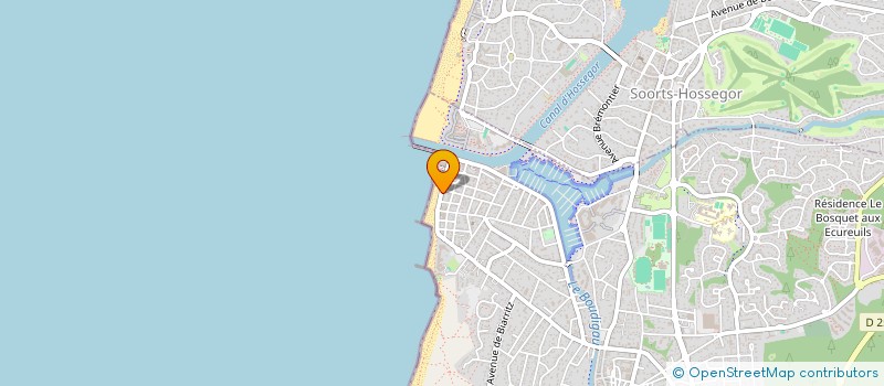 localisation de l'entreprise AMICALE PETANQUE CAPBRETON PLAGE  CAPBRETON