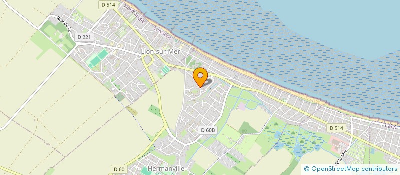 localisation de l'entreprise AMICALE PETANQUE D'HERMANVILLE SUR MER (A.P.H.) à HERMANVILLE-SUR-MER