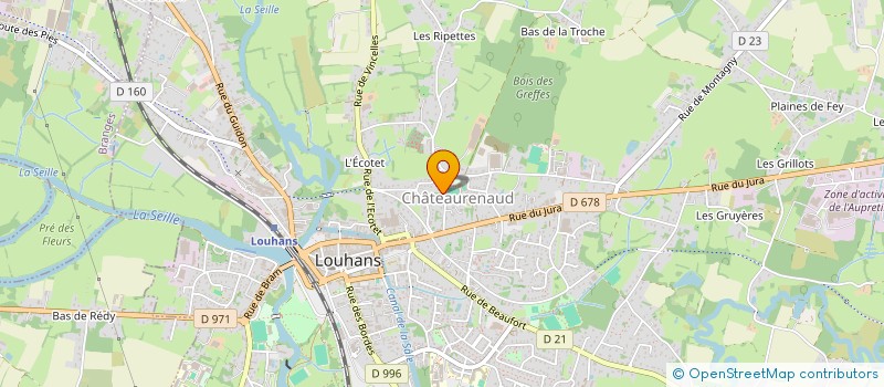 localisation de l'entreprise AMICALE PETANQUE DE SORNAY  SORNAY